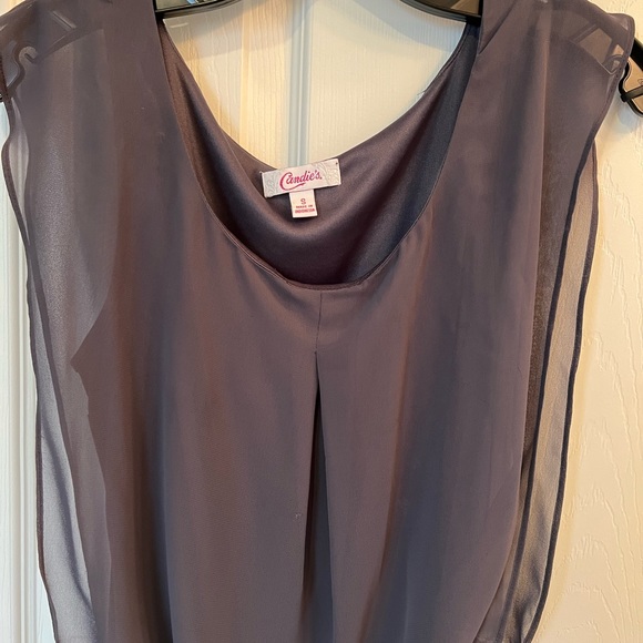 Candies size small beautiful grey dress - Picture 3 of 3